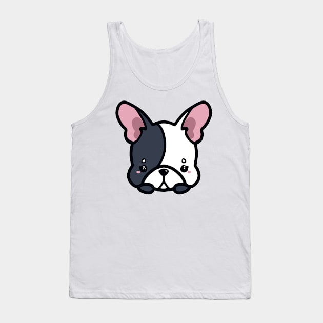 Spotted French bulldog breed kawaii cute adorable Tank Top by astronauticarte